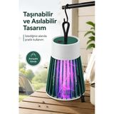 Elektrikli Sinek Öldürücü Mor Işıklı Taşınabilir Haşere Lambası Tek Tuşlu Cihaz