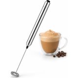 Elektrikli Süt Köpürtücü, Paslanmaz Çelik Metal Gövdeli Pilli Kahve Köpürtücü, Mini Mikser Çırpıcı, Latte Cappuccino Karıştırıcı, Tek Tuşlu El Tipi Kö - Çok Renkli