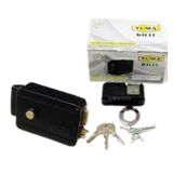 Elektrikli Tirajlı Kilit/Otomatik Kilit/Ym-609/Demir Kapı Kilidi/3 Anahtarlı (14Cm)