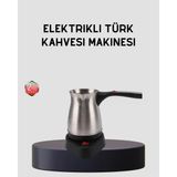 Elektrikli Türk Kahvesi Cezvesi 800W Döner Tabanlı