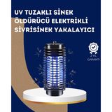 Elektrikli Uv Işıklı Sivrisinek ve Böcek Öldürücü – Sessiz ve Güvenli Tuz - SPTROT8202-9