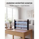 Elektrikli Uv Sinek Öldürücü Lamba Çift Işıklı Güçlü Koruma - 1