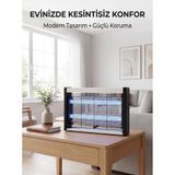 Elektrikli Uv Sinek Öldürücü Lamba Çift Işıklı Güçlü Koruma