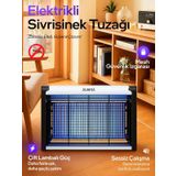 Elektrikli Uv Sinek Öldürücü Zincirli Askılı Sinek Tuzağı Elektrikli Sivrisinek Kovucu
