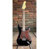 Elektro Gitar Hss Manyetik 4/4 Kılıf Kablo Pena Askı Hediyeli - Seçenek 1 - Ahşap