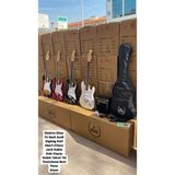 Elektro Gitar Sss Manyetik Elektro Gitar Seti Amfi Dahil - Kırmızı