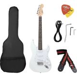 Elektro Gitar Sss Manyetik Elektro Gitar Seti - Beyaz