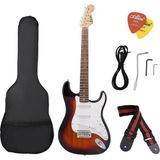 Elektro Gitar Sss Manyetik Elektro Gitar Seti - Naturel