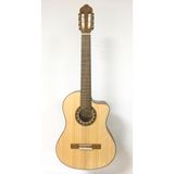 Elektro Klasik Gitar, Cutaway, 4/4, Naturel Mat,