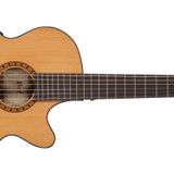 Elektro Klasik Gitar, Natürel,sedir Kapak, Gül Ağa