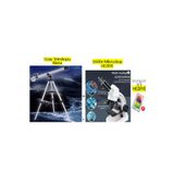 elektrogalaksi Profesyonel 675 Kat Yakınlaştırmalı Teleskop+1600X 2 led ışıklı Mikroskop Seti 12 örnek slayt HEDİYE