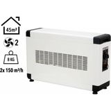 Elektrokonfor Board 4000W Monofaze Elektrikli Fanlı Isıtıcı Krem - 4000 W