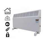 Elektrokonfor Konvektör 1000W Dijital Elektrikli Isıtıcı Beyaz