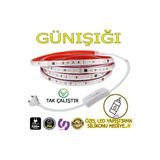 ELEKTROLED 220V Şerit LED YÜKSEK IŞIK FİŞLİ VE ANAHTARLI GÜNIŞIĞI 7 METRE ((ADAPTÖR TRAFO YOK TAK ÇALIŞTIR))