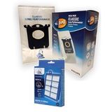 Elektrolux Jetmaxx Green Zjg 6800...6899 Mega 12'li Paket Toz Torbası + Hepa Filtre