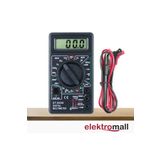 Elektromall DT-830D Dijital Ölçü Aleti Multımetre Siyah