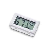 Elektromall Mini Lcd Dijital Elektronik Beyaz Termometre Higrometre Sıcaklık Nem Ölçer (KABLOSUZ) +2 PİL