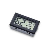ELEKTROMALL Mini Lcd Dijital Elektronik Siyah Termometre Higrometre Sıcaklık Nem Ölçer (KABLOSUZ) 2 Pil