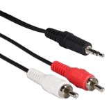 Elektromer RC-15-1.5 2 RCA Erkek 3.5 mm Stereo Erkek 1.5 m Rose Kablo