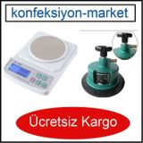 Elektronik Hassas Kumaş Gramaj Terazisi +Kesici