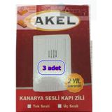 Elektronik Kapı Zili Kanarya Sesi 12volt ( 3 Adet )