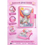 Elektronik Şifreli Günlük Ve Eğitici Tablet Eğlence Güvenlik Ve Öğrenme Bir Arada