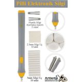 Elektronik Silgi Pilli 1 Paket Otomatik Taşınabilir Kalem Silgi Karakalem Eskiz Çizim Grafit Elektrikli