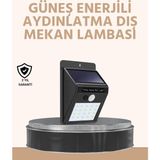 Elektronikçim Enerji Tasarruflu ve Otomatik Sensörlü LED Güneş Işığı – Dış Mekan Uyumlu - Renkli