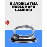Elektronikçim Gece Koşusu Için LED Kafa Lambası El Sensörlü - 1 - Renkli