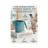 Elektronikçim Modern Maşrapa Seti | 2'li Kırılmaz Banyo Su Tası, Ergonomik Tasarım 723090 ELK-IEGCX47 - Renkli - standart