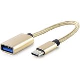 Elektronikçim Type-C To USB 3.0 Otg Dönüştürücü Kablo Gold HDX1001