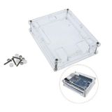 Elektronikport-Arduino Uno R3 Şeffaf Muhafaza Akrilik Kutu