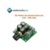 Elektronikport-Dc Motor Hız Kontrol Devresi Dimmer 12V-40V 10A 400W Pwm Mosfet