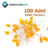 Elektronikport-Led 5Mm Turuncu Difused 100 Adet