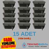 Elektroplast Fare Yemleme Istasyonu 15 Adet (Yem Dahildir)