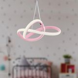 Elektroyou Bonna Modern Tekli Pembe Sarkıt LED Beyaz Power Ledli Salon Mutfak Oda Hol Ledli Avize
