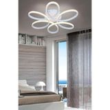 Elektroyou Linup Modern Beyaz Plafonyer Tavana Sıfır Beyaz Işık Salon Mutfak Yatak Odası LED Avize