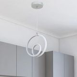 Elektroyou Orjin Beyaz Tekli Sarkıt LED Beyaz Işık Ultra Ledli Salon Mutfak Oda Hol Ledli Avize
