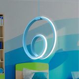 Elektroyou Orjin Mavi Tekli Sarkıt LED Günışığı Ultra Ledli Salon Mutfak Oda Hol Ledli Avize