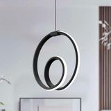 Elektroyou Orjin Siyah Tekli Sarkit LED Günışığı Ultra Ledli Salon Mutfak Oda Hol Ledli Avize
