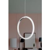 Elektroyou Rings Gri Tekli Sarkıt LED Günışığı Ultra Ledli Salon Mutfak Oda Hol Ledli Avize