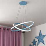 Elektroyou Robin 2 'li Mavi Sarkıt Beyaz Ledli Modern LED Avize