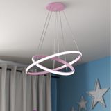 Elektroyou Robin 2 'li Pembe Sarkıt Günışığı Ledli Modern LED Avize