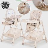 Elele Cibo 2in1 Katlanabilir Bebek Mama Sandalyesi Bej 0-3 Yaş Çift Pedli Ergonomik Tasarım