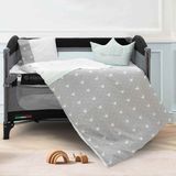 Elele Elelelife Letto 6 Parça Bebek Uyku Seti Mint Renk Antialerjik Pamuklu Malzeme - 70 x 135 cm
