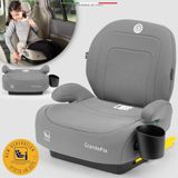Elele Grandefix I-Size Yükseltici Oto Koltuğu Isofix 125-150 cm 15-36 kg Gri Çıkarılabilir Arka Özellikli Kumaş