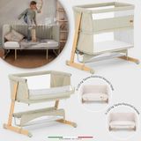 Elele Lettino 4in1 Xl Büyüyebilen Anne Yanı Bebek Beşik Park Yatak 0-100 kg Yeşil