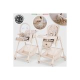 elele we made for moms Cibo 2in1 Katlanabilir Bebek Mama Sandalyesi Çift Pedli 0+ Ay Bej