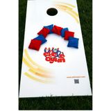 eleleoyun corn hole oyunu ahşap 8adet mısır torbası dahil corn hole set