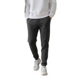 Elemge 3 Iplik Pamuklu Erkek Jogger Eşofman Altı Relax Fit Ipli Cepli Regular Rahat Kalıp Yumuşak Tuşe Lastikli Dar Paça (Antrasit, M)